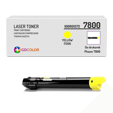 EOL Toner do XEROX 7800 106R01572 Yellow Zamiennik