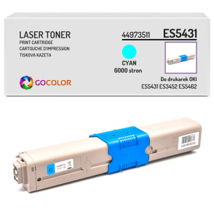 Toner do OKI ES5431 ES3452 ES5462 44973511 Cyan zamiennik