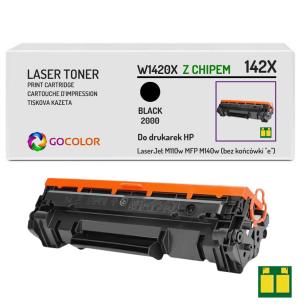 Toner do HP W1420X 142X LaserJet MFP M140w M110w 2.0K black zamiennik z CHIPEM
