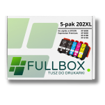 FULLBOX 5-pak Tusz do EPSON 202XL T02G1 T02H1 T02H2 T02H3 T02H4 - 3