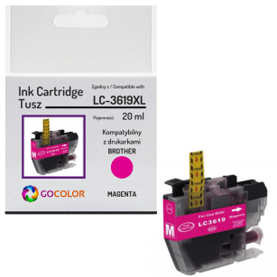 Tusz do BROTHER LC3619XLM Magenta zamiennik