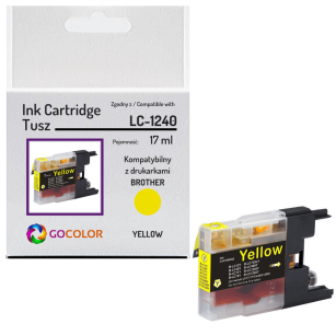 Tusz do BROTHER LC1240Y Yellow zamiennik