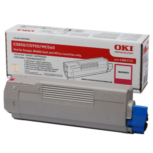 EOL OKI oryginalny toner C5850 C5950 MC560 n, dn, cdtn, mfp, 43865722 magenta