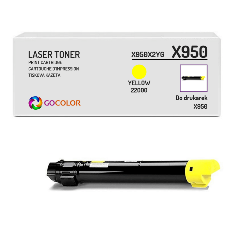 Toner do LEXMARK X950 X950X2YG Yellow Zamiennik