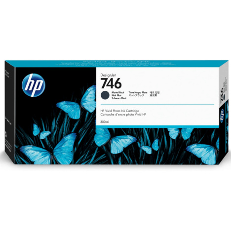 HP oryginalny Tusz P2V83A 746 matte black 