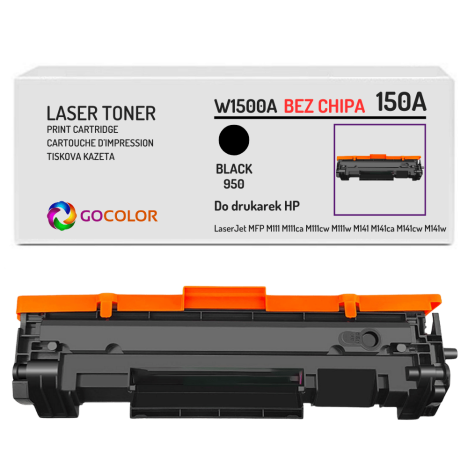 Toner do HP 150A W1500A LaserJet MFP M111 M141 BEZ CHIPA zamiennik 0.975K