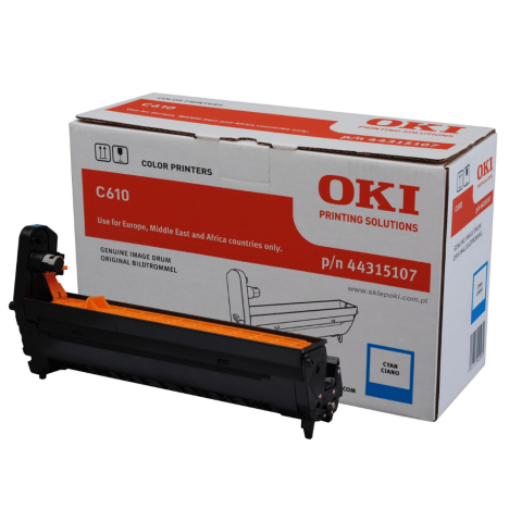 OKI oryginalny Bęben C610n C610dtn C610dn C610dm C610Cdn 44315107 cyan