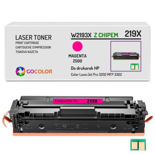 Toner do HP W2193X 219X Color LaserJet Pro MFP 3302 PRO 3202 2,5K magenta Z CHIPEM