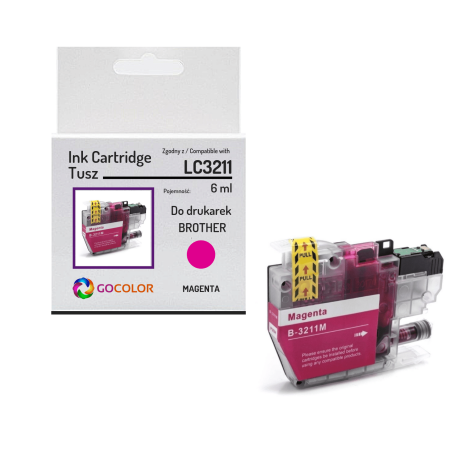 Tusz do BROTHER LC3211M Magenta zamiennik