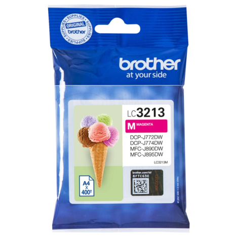 Brother oryginalny Tusz LC3213M magenta