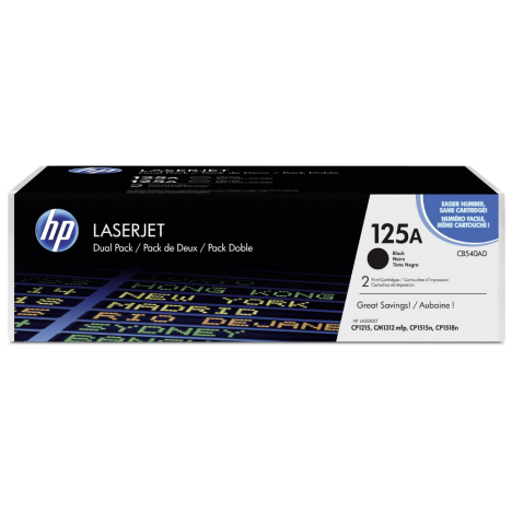 HP oryginalny toner CB540AD black 125A