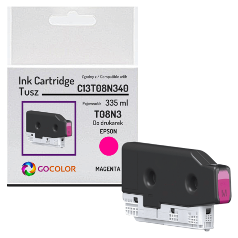 Tusz do EPSON T08N3 C13T08N340 WorkForce Enterprise AM-C400 335.0ml Pigment magenta zamiennik