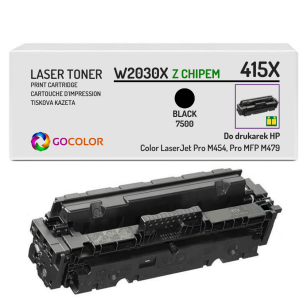 Toner do HP W2030X 415X LaserJet Pro M454dn MFP M479dn Black z CHIPEM zamiennik 7.5K