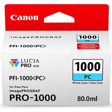 Canon oryginalny tusz PFI1000PC 0550C001 photo cyan