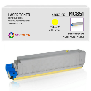 Toner do OKI MC851 MC861 MC862 dn, cdtn, cdxn, 44059165 Yellow zamiennik