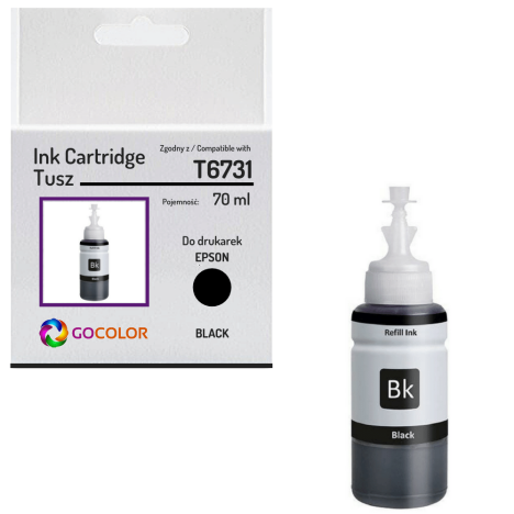 Tusz do EPSON T6731 Black Zamiennik