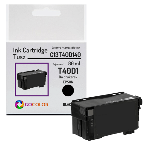 Tusz do EPSON T40D1 C13T40D140 SureColor SCT2100 SCT3100 SCT5100 black Zamiennik 80ml