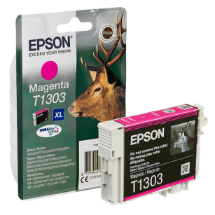 Epson oryginalny tusz T1303 C13T13034012 Epson Stylus Office BX320FW Workforce WF3010DW magenta 10.1ml