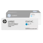 HP oryginalny toner CE411AC 305AC Color LaserJet Pro M375 Pro M475 M451 2,6K cyan - 2