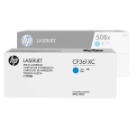 HP oryginalny toner CF361XC 508XC Color LaserJet Enterprise M552dn M553 9,5K cyan - 2