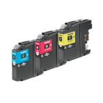 Brother oryginalny Tusz LC125XLRBWBP cyan/magenta/yellow - 2