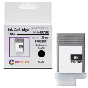 Tusz do CANON PFI107BK imagePROGRAF ipf770 ipf670 black zamiennik
