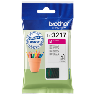 Brother oryginalny Tusz LC3217M magenta