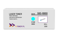 Toner do DELL 5100 CG579 Cyan 593-10051 Zamiennik - 3