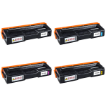 4 X TONER do RICOH SPC220E 406052 406053 406054 406055 zamiennik - 2