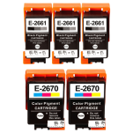 FULLBOX 5-pak tusz do EPSON 267 266 T2670 T2661 WorkForce WF100 - 3