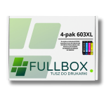 FULLBOX 4-pak tusz do EPSON 603XL T03A1 T03A2 T03A3 T03A4 WorkForce WF2850 WF2830 - 2