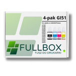 FULLBOX 4-pak TUSZ do CANON GI51BK GI51C GI51M GI51Y - 3