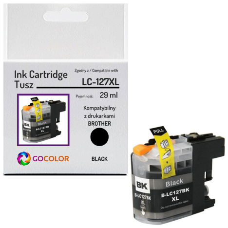 Tusz do BROTHER LC127XLBK Black zamiennik