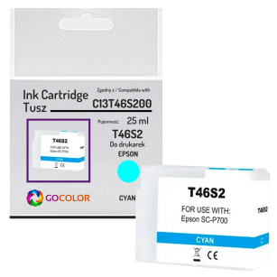 Tusz do EPSON T46S2 C13T46S200 SureColor SC-P700 25.0ml cyan zamiennik