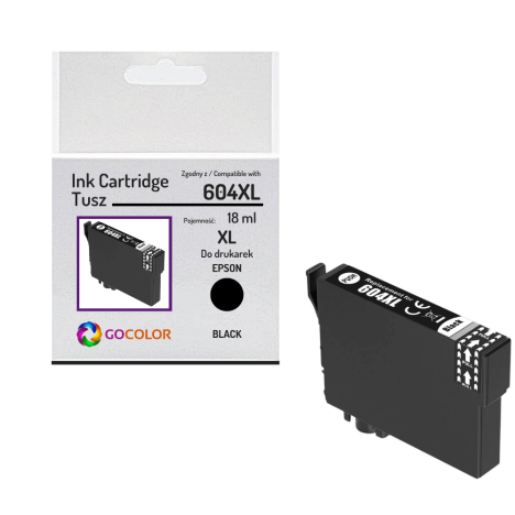 Tusz do EPSON 604XL T10H1 C13T10H14010 Black zamiennik
