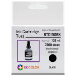 Tusz do BROTHER BTD100BK Black zamiennik - 2