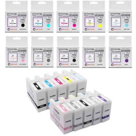 10 X Tusz do EPSON T46S C13T46S SureColor SC-P700 10 X 25.0ml zamiennik