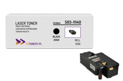 Toner do DELL 1250 1350 DV16F Black 593-11140 Zamiennik