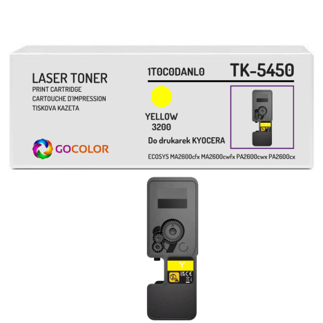 Toner do KYOCERA TK5450Y 1T0C0DANL0 ECOSYS MA2600 PA2600 3.2K yellow zamiennik