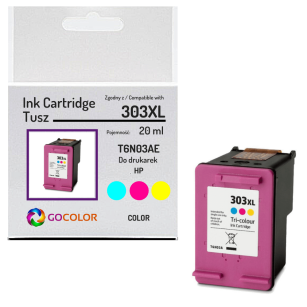 Tusz do HP 303XL T6N03AE Kolorowy zamiennik