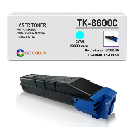 Toner do KYOCERA TK8600C FSC8600 FSC8650 FSC8670 Cyan 1T02MNCNL0 zamiennik