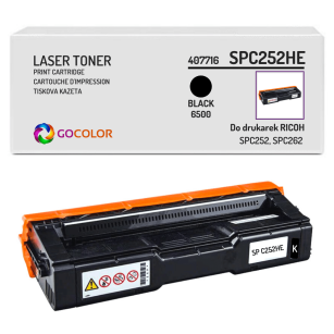 Toner do RICOH SP C252HE 407716 Black zamiennik
