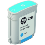 EOL HP oryginalny Tusz F9J63A 728 cyan - 2