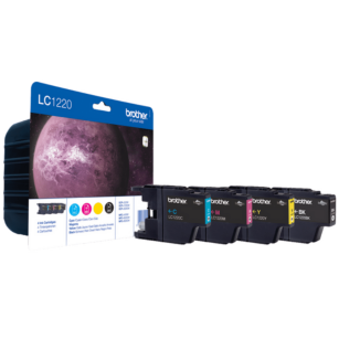 Brother oryginalny Tusz LC-1220VALBP cyan/magenta/yellow/black