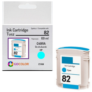 Tusz do HP C4911A 82 Cyan Zamiennik