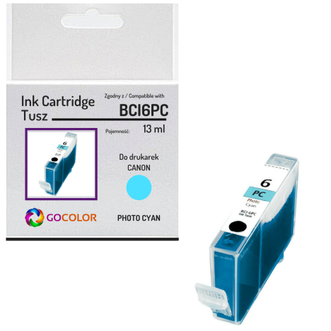 Tusz do CANON BCI6PC 4709A002 Photo Cyan 100 % nowy zamiennik