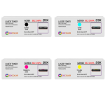 4 X TONER do HP 219X W2190X W2191X W2192X W2193X Color LaserJet Pro MFP 3302 PRO 3202 BEZ CHIPA - 2