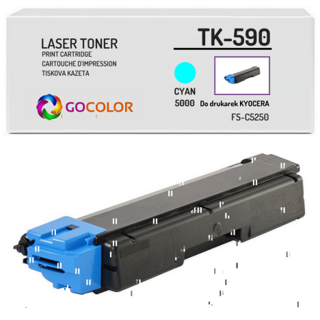 Toner do KYOCERA TK590C Cyan 1T02KVCNL0 zamiennik