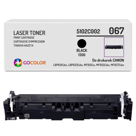 Toner do CANON CRG067K 5102C002 BLACK zamiennik bez CHIPA
