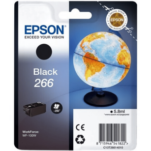 Epson oryginalny tusz 266 T2661 C13T26614010 black